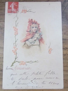 Cartolina d'epoca in rilievo Bambini - primi '900 - postcard - tarjeta -  - Picture 1 of 2