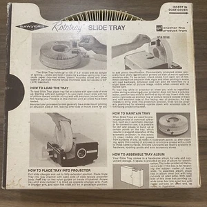Vtg View Master Sawyers Rotary Slide Tray Carousel 100 Slides Lot Of 85 Slides - Picture 1 of 10