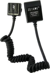 Zeikos ZE-OCSCS Off Camera Flash Cord for Sony Cameras (Black)