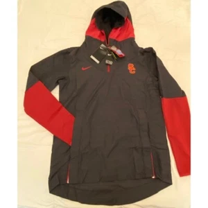 Nike USC Trojans Sobre el Campo Con Capucha Rompevientos Suéter Chaqueta Para Hombres Pequeña $100 - Imagen 1 de 7