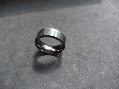 ¿Aluminio? Titanio?  NEGRO, Anillo/Banda Talla 8 NUEVO/SELLADO EE. UU. Envío    Foto 1 de 4