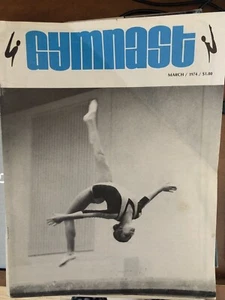 GYMNAST MAR 1974 COVER: DEBBIE FIKE AA 1974 ELITE QUAL, CAL STATE FULLERTON - Picture 1 of 2