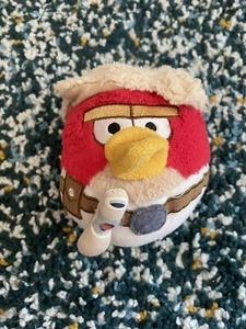 Star Wars Angry Birds 5" Luke Skywalker Plush NO SOUND Red Bird Stuffed Animal - Picture 1 of 4