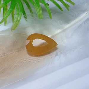 100 % natürlicher gelber Beryll Birnenform facettierter Schliff loser Edelstein 3,50 Karat Schliff - Bild 1 von 5