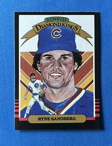 1985 Donruss Diamond Kings Ryne Sandberg #1 Baseball Card