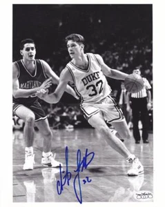 Foto firmada de CHRISTIAN LAETTINER 8x10 brillante en blanco y negro certificado de autenticidad - Imagen 1 de 1