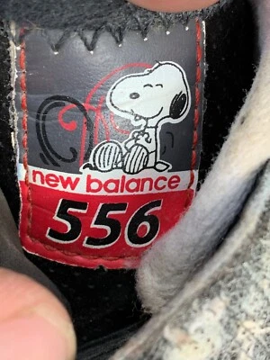 NEW BALANCE 556 Rock On SNOOPY Charlie Brown Beagle Zapatos Atléticos Talla 1 ❤️sj17j7 Foto 1 de 4