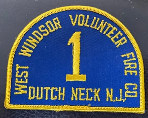 West Windsor Volunteer Fire Co. Dutch Neck N.J. 1 Patch - Bild 1 von 2