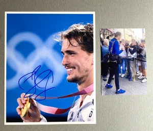 ALEXANDER ZVEREV Tennis olympic winner in-person signed autographed 8x10 Photo - Picture 1 of 1