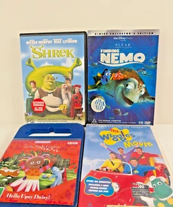 Kids Movie Bundle Nemo, Shrek, Wiggles and Night Garden - Picture 1 of 3