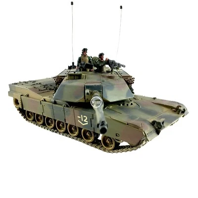 1:32 Diecast Unimax Toys Forces of Valor Woodland US Army M1A1 Abrams Tank - Image 1 of 4