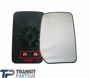 FORD TRANSIT MK6 MK7 RIGHT HAND HEATED ELECTRIC MIRROR GLASS 2000 - 2014 - Picture 1 of 3