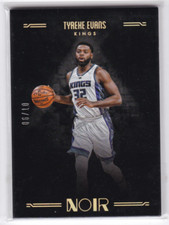 2016-17 Panini Noir Tyreke Evans #/10 Base Card 