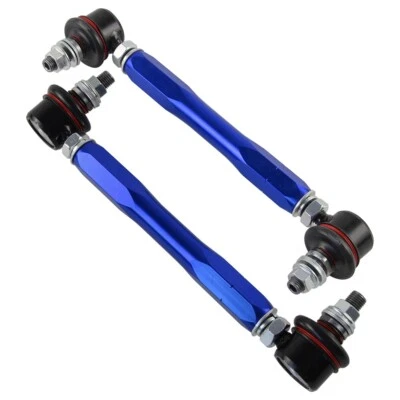 Antiroll Sway Bar Adjustable Drop Links 10mm x 210-260mm For BMW E46 98-06 E34 - Image 1 of 4