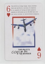 2003 Limited Treasures Operation Iraqi Freedom Playing Cards B-52 Bomber 0in6