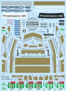 STUDIO27 1/24 Porsche 911 RSR #91/#92 LM 2019 for NuNu DC1257 - Picture 1 of 2