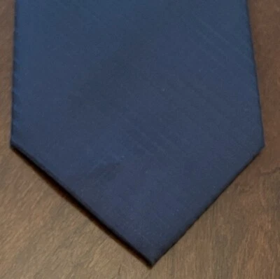 Croft & Barrow Blue 100% Polyester Men’s Neck Tie Made In China - Image 1 of 4