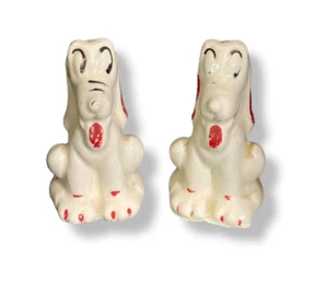 Walt Disney Pluto Dog Vintage Shawnee Pottery 1950s Salt & Pepper Shakers Set - Picture 1 of 6