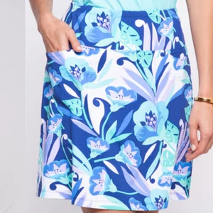 NWT IBKUL ICIKULS CAROLINE NAVY BLUE GOLF TENNIS STRAIGHT SKORT - S, L & XL  - Picture 1 of 1