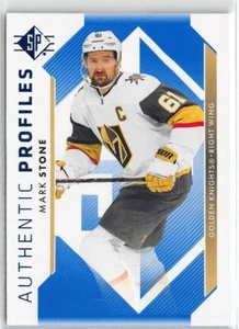2023-24 SP Hockey Mark Stone Perfiles Auténticos Inserto Azul Paralelo Vegas AP-18 - Imagen 1 de 2