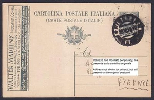 BRIEFMARKEN ITALIEN 04 INTEROPHILIA - WALTER MARTINY INDUSTRIE GUMMI TURIN 1919 - Bild 1 von 1