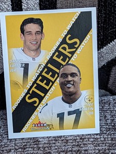 2000 Fleer Tradition #358 Danny Farmer/Tee Martin Rookie RC Pittsburgh Steelers