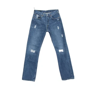 Levi's 501 Regular W31 L34 Used ( Cod. E2263) Denim Man Red Tab - Picture 1 of 11