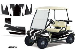 Graphics Kit Decal Sticker For Club Car Golf Cart 1983-2014 ATTACK K - Foto 1 di 2