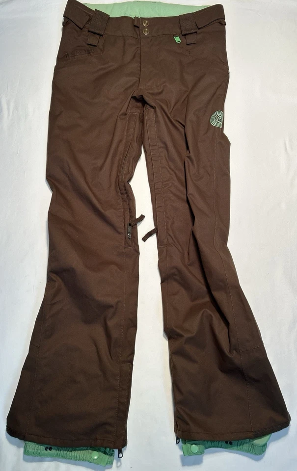 Специальная смесь мужской коричневый сноуборда брюки размер маленький S двойной два слоя лыж - Изображение 1 из 4