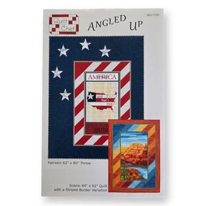 Angled Up Quilt Pattern 68"x80" or 44"x62" by Jill Boyd - The Quilt Chef - Picture 1 of 5