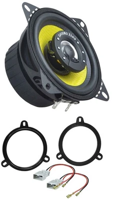 Ground Zero 10cm 2-Wege 100Watt Lautsprecher für Honda HR-V 01-05 Ablage Auto Bo - Bild 1 von 4