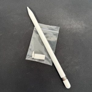 Apple Pencil (1st Generation) Stylus iPad White (MQLY3AM/A) Extra Nib & Adapter - Photo 1/7