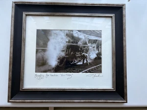 FRAMED PHOTO OF BLACK 5 4-6-0 No 45428 "Eric Treacy" - Picture 1 of 1