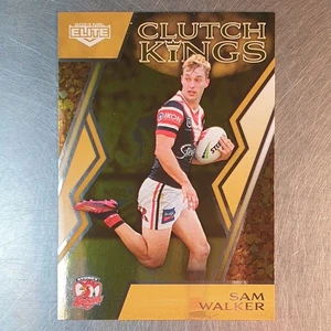 2023 NRL Elite Clutch Kings Sam Walker Card CK15 Sydney Roosters - Bild 1 von 2