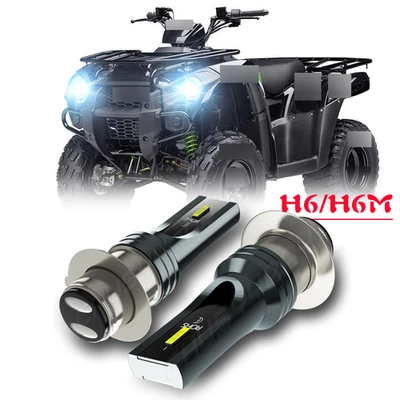 High Power HID LED Headlight H6 Bulb for Kawasaki PRAIRIE 360 2003-2013 - Image 1 of 4