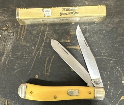VINTAGE Schrade Ellenville, NY USA 293Y POCKET KNIFE New Old Stock - Image 1 of 4