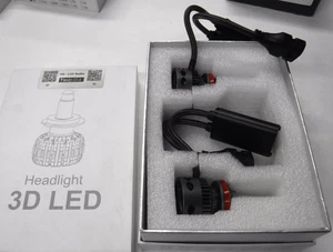 NEW CAN-AM SPYDER RT SS TRICLED 3D LED HEADLIGHT H9 LED BULBS V23-9G - Picture 1 of 5