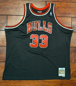 Scottie Pippen Mitchell & Ness Chicago Bulls #33 Jersey 1997-98 - Size 3XLB - Picture 1 of 17