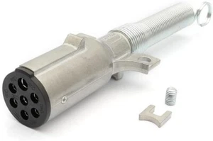 Conector de remolque redondo de 7 pines de alta resistencia enchufe de remolque de 7 vías enchufe de semirremolque - Imagen 1 de 7