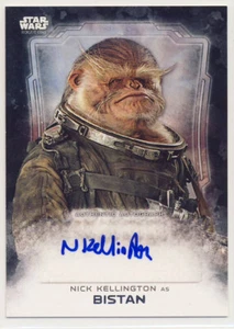 2016 Topps Star Wars Rogue One Series 1 Autograph Kellington as Bistan 11/50 - Picture 1 of 2