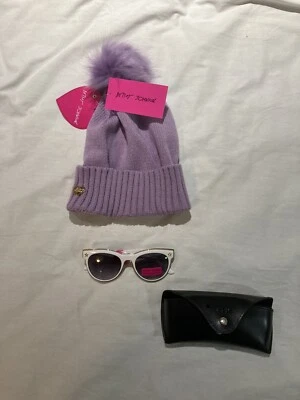 Betsey Johnson Sunglasses, + Hat, NWT! - Image 1 of 4