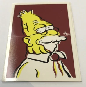 Inkworks The Simpsons Mania Trading Card Split Personality Fold Up Chase Card F9 - Picture 1 of 2