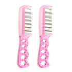 2 Pcs Doll Wig Comb Pink Wigs Accessories for Hair Baby Wire Brush 's
