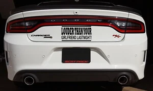 Louder Than Your Girlfriend Last Night! Vinyl Decal Sticker Loud Pipes Exhaust - Picture 1 of 2
