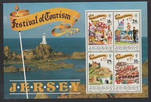 Reino Unido - JERSEY 1990 FESTIVAL of TOURISM Minisheet , Block MNH - Celebraciones - Imagen 1 de 1