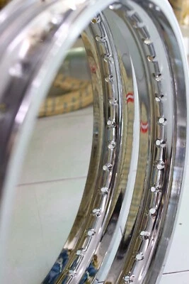 Llanta delantera y trasera 2 piezas 18"x1.85 36H PARA HONDA CB72 CB77 CP77 CYP77 Foto 1 de 4