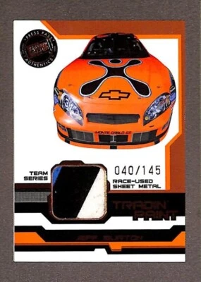 2006 Press Pass VIP Tradin Paint #TPT14 Jeff Burton 3 Color Race Used Metal /145 - Image 1 of 3