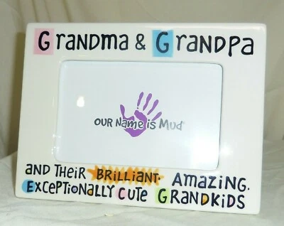 Marco de fotos rectangular de 8x6 pulgadas para abuelos y nietos excepcionales sin usar, en caja nuevo 4012945 Foto 1 de 2