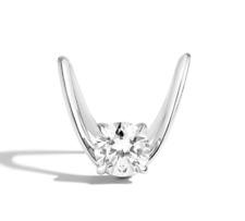 Solid 14k White Gold Ring 1.00 Ct IGI GIA Lab Created Round Cut Diamond Wedding