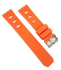22mm Quick Release Black Blue Brown Orange Red Watch Long Band Strap Swet Proof